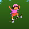 Skateboarden met dora