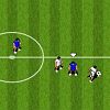 Voetbal striker spel